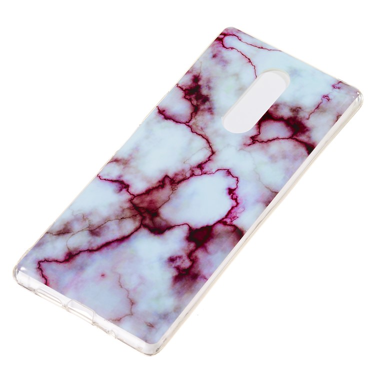 Marble Pattern IMD TPU Case for Sony Xperia 1 - Style A-3