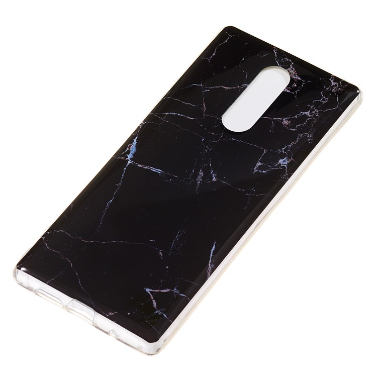 Marble Pattern IMD TPU Back Case for Sony Xperia 1 - Style B-3