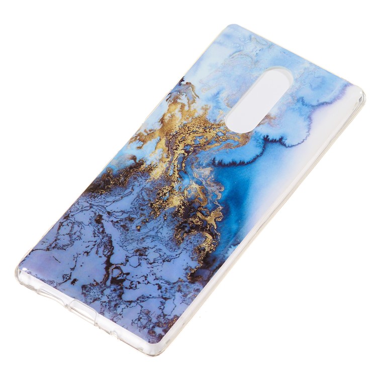 Marble Pattern IMD TPU Shell Case for Sony Xperia 1 - Style C-3