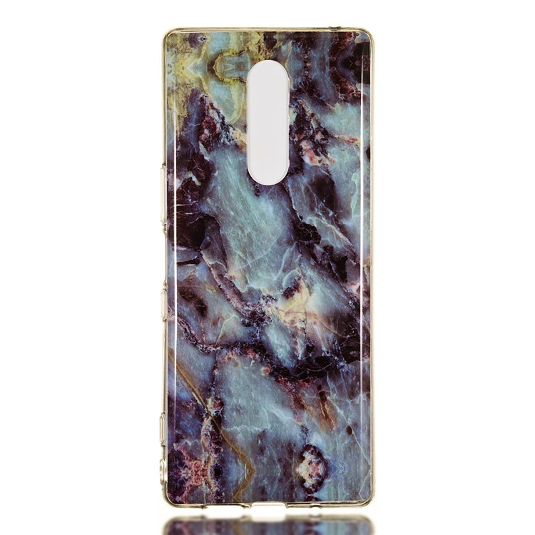 Marble Pattern IMD TPU Protection Case for Sony Xperia 1 - Style D-2