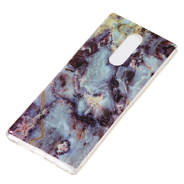 Marble Pattern IMD TPU Protection Case for Sony Xperia 1 - Style D-3