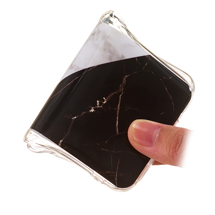 Marble Pattern IMD TPU Cell Phone Case for Sony Xperia 1 - Style H-4