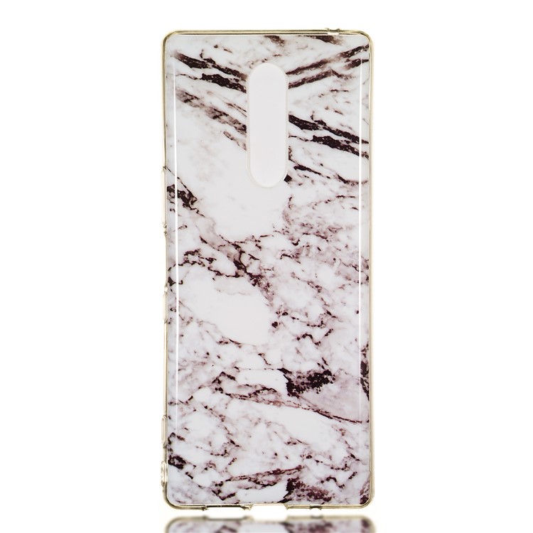 Marble Pattern IMD TPU Mobile Phone Case for Sony Xperia 1 - Style J-2