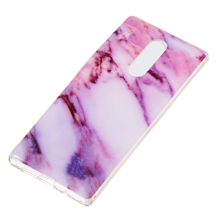 Marble Pattern IMD TPU Back Shell Case for Sony Xperia 1 - Style L-3