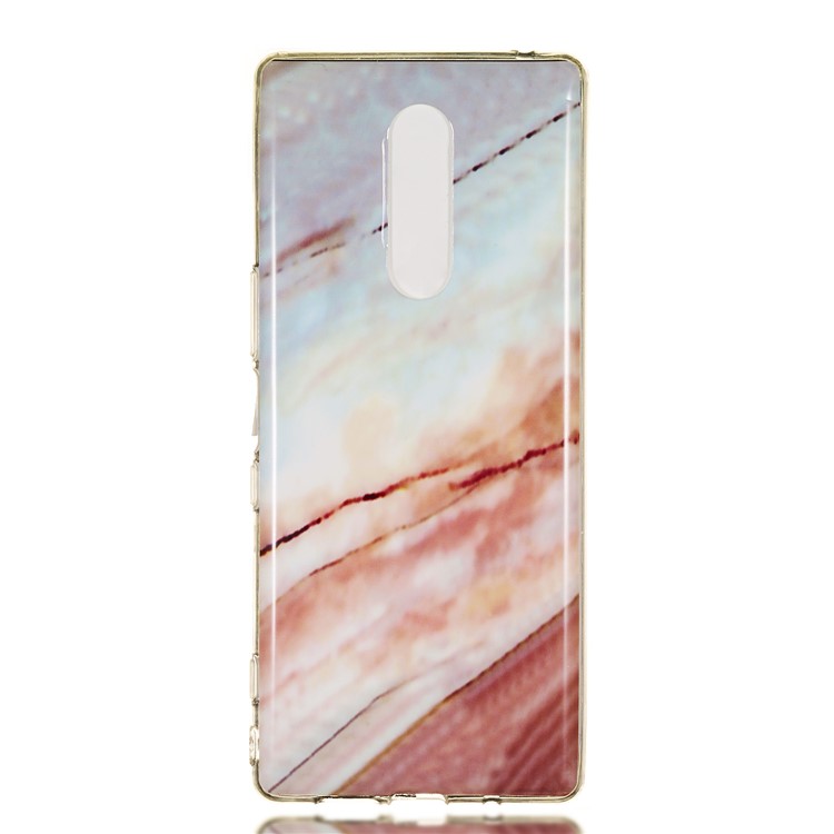 For Sony Xperia 1 Marble Pattern Printing IMD TPU Gel Phone Case - Style A-2