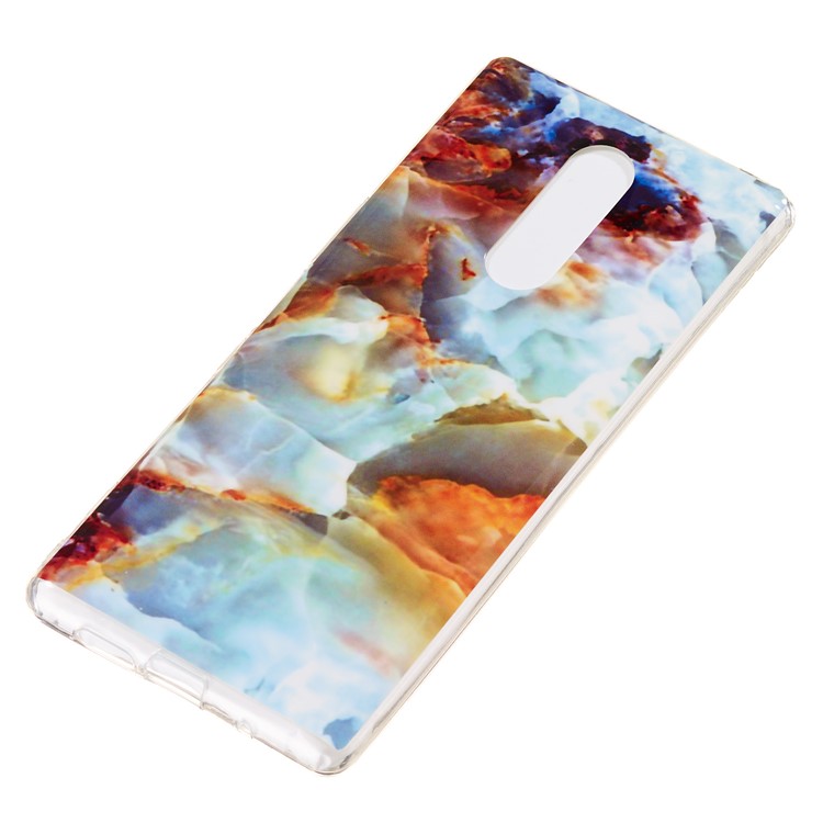 For Sony Xperia 1 Marble Pattern Printing IMD TPU Cell Phone Casing - Style H-3