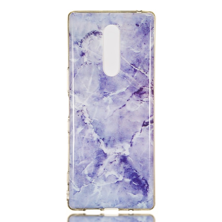 For Sony Xperia 1 Marble Pattern Printing IMD TPU Protective Cover - Style N-2