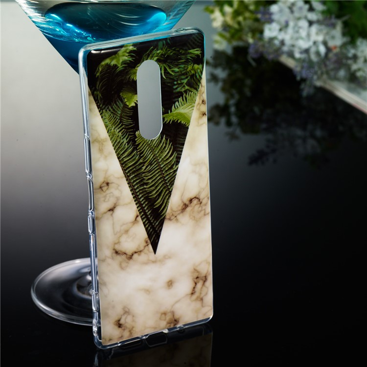 For Sony Xperia 1 Marble Pattern Printing IMD TPU Protective Case - Style O-5