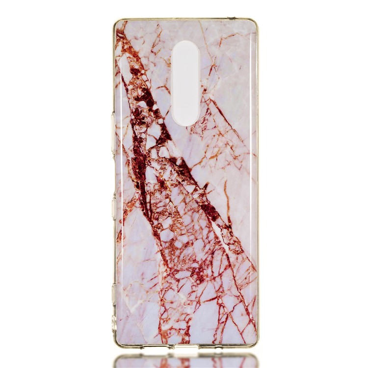 For Sony Xperia 1 Marble Pattern Printing IMD TPU Phone Accessory Case - Style P-2
