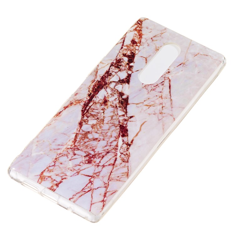 For Sony Xperia 1 Marble Pattern Printing IMD TPU Phone Accessory Case - Style P-3