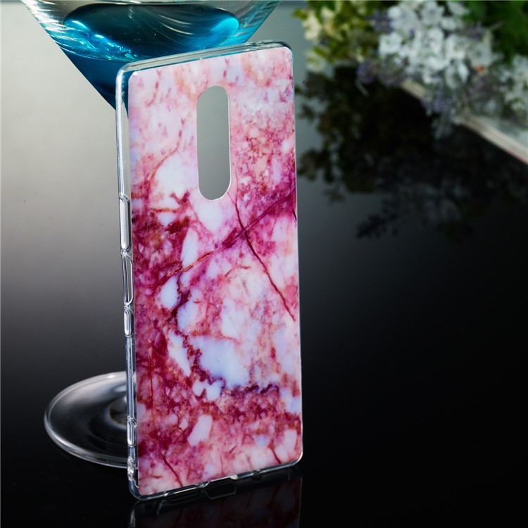 For Sony Xperia 1 Marble Pattern Printing IMD TPU Mobile Cover - Style U-5