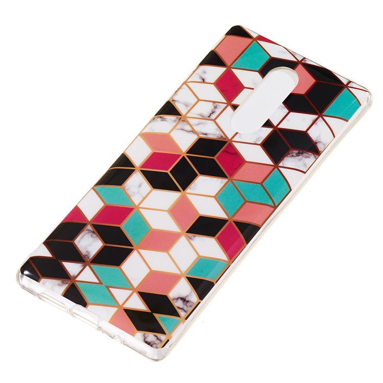 Marble Pattern IMD TPU Case for Sony Xperia 1 - Style B-3