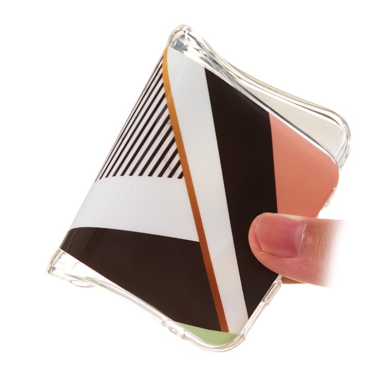 Marble Pattern IMD TPU Case Shell for Sony Xperia 1 - Style E-4