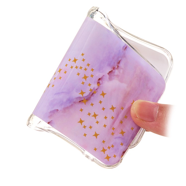 Marble Pattern IMD TPU Shell Case Cover for Sony Xperia 1 - Style I-4