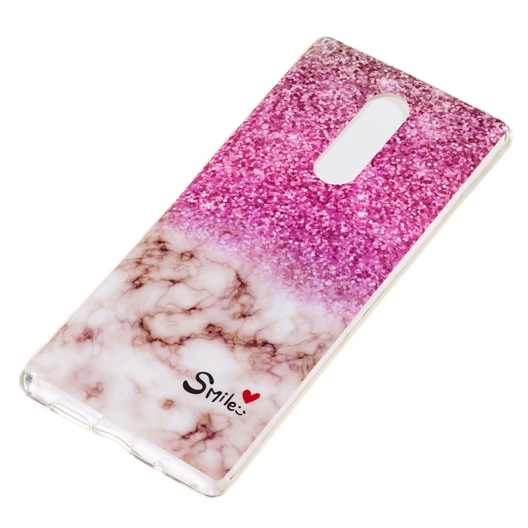 Marble Pattern IMD TPU Case Accessory for Sony Xperia 1 - Style J-3