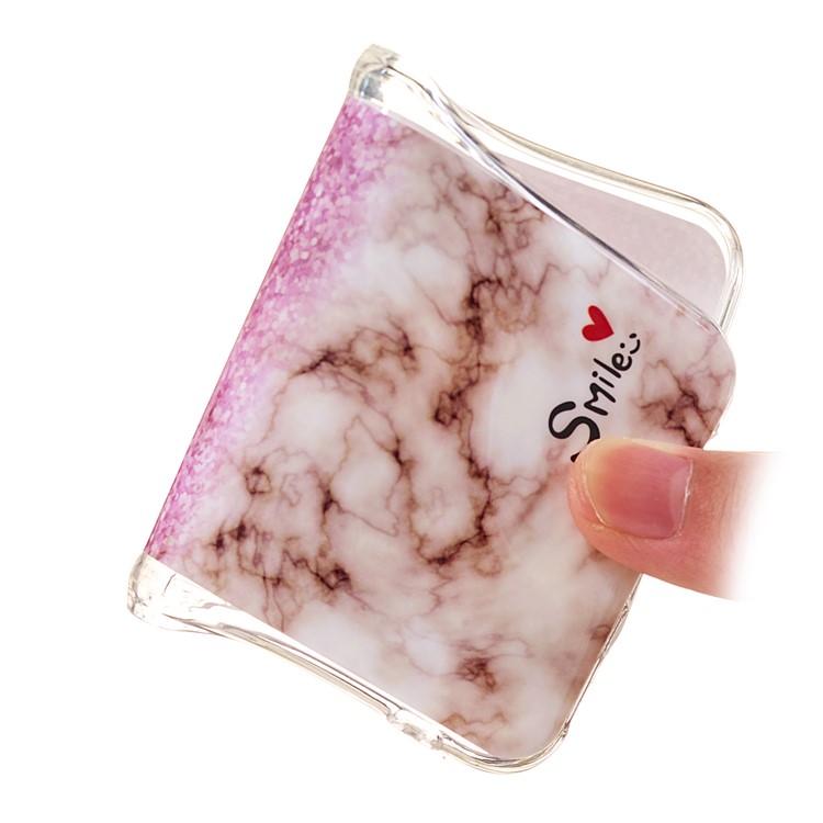Marble Pattern IMD TPU Case Accessory for Sony Xperia 1 - Style J-4