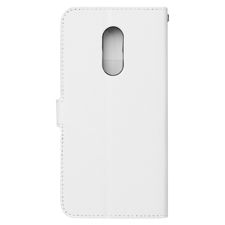 Crazy Horse PU Leather Folio Flip Cover for Sony Xperia 1 - White-3
