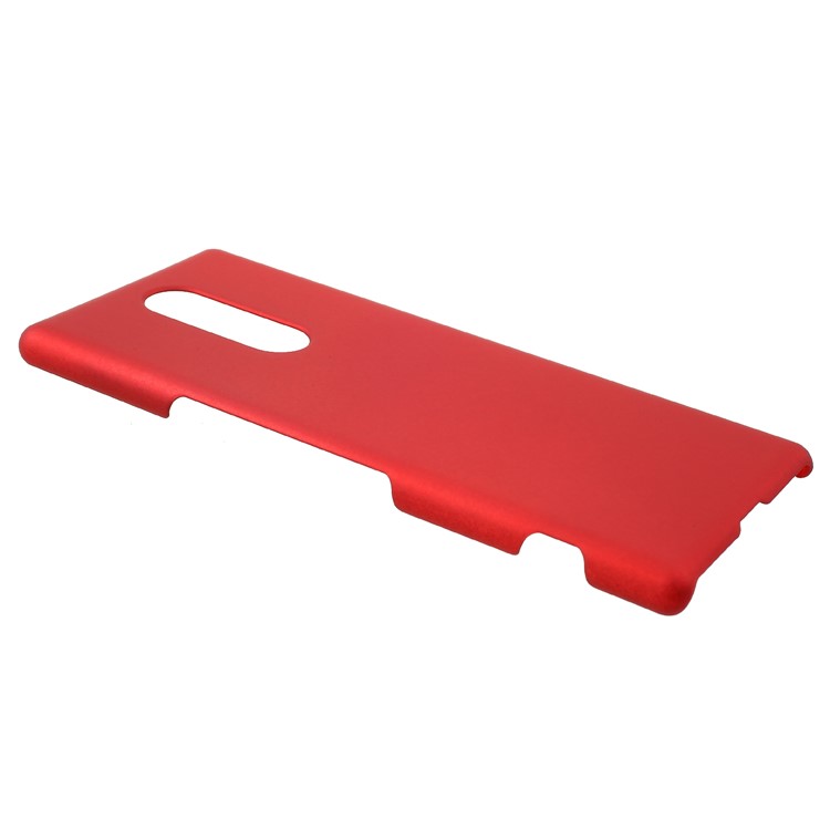 Rubberized Hard Plastic Protection Case for Sony Xperia 1 - Red-2
