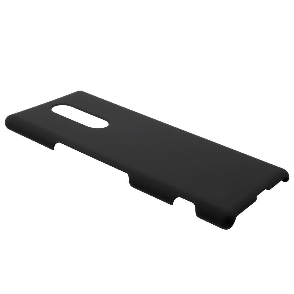 Cubierta de Protección de Plástico Duro de Goma Para Sony Xperia 1 - Negro