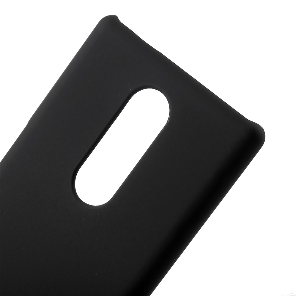 Couvercle de Protection en Plastique Dur Caoutchouté Pour Sony Xperia 1 - le Noir