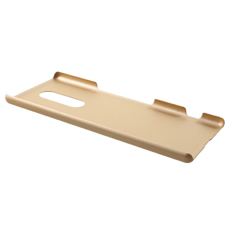 Rubberized Hard Plastic Mobile Phone Cover for Sony Xperia 1 - Gold-3