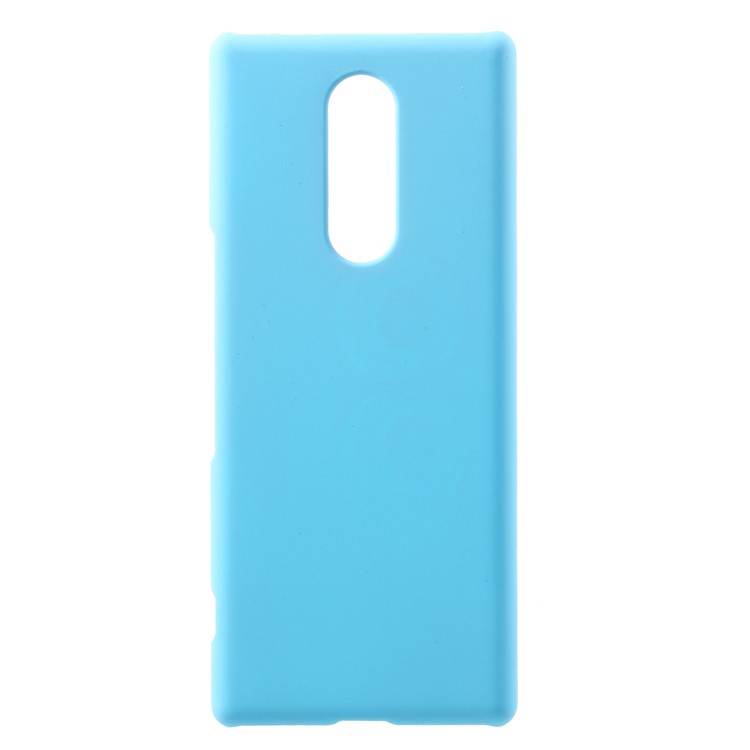 Rubberized Hard Plastic Case Accessory for Sony Xperia 1 - Blue-1