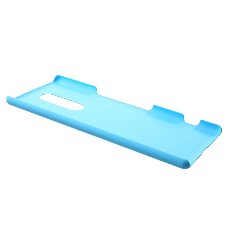 Rubberized Hard Plastic Case Accessory for Sony Xperia 1 - Blue-3