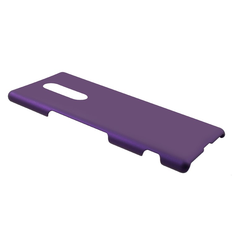 Rubberized Hard Plastic Back Protector Cover for Sony Xperia 1 - Purple-2