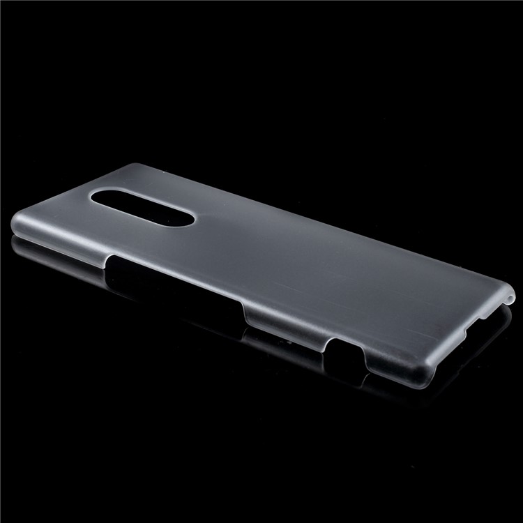 Rubberized Hard Plastic Mobile Casing for Sony Xperia 1 - Transparent-2