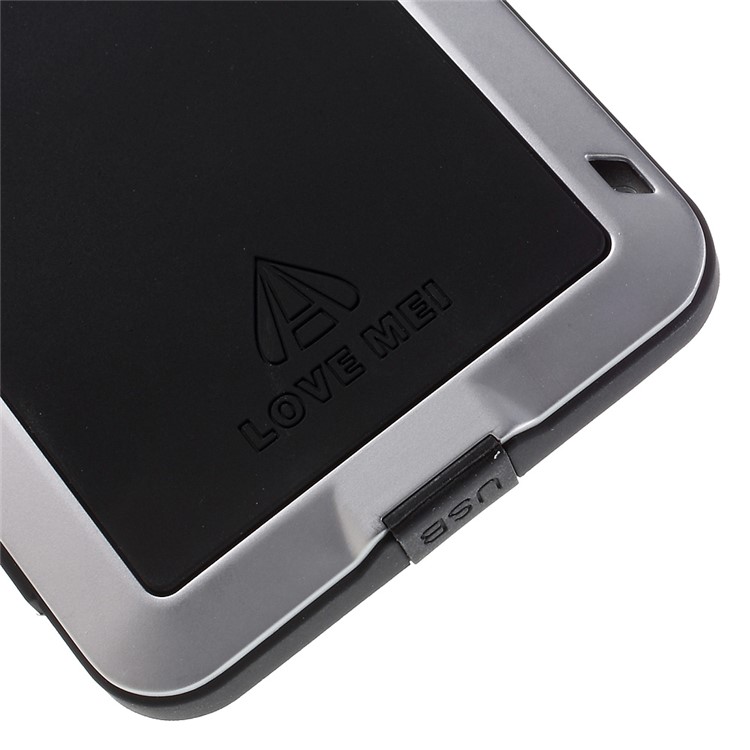 LOVE MEI Dropproof Protective Case for Sony Xperia Z5 Premium / Premium dual - Silver-6