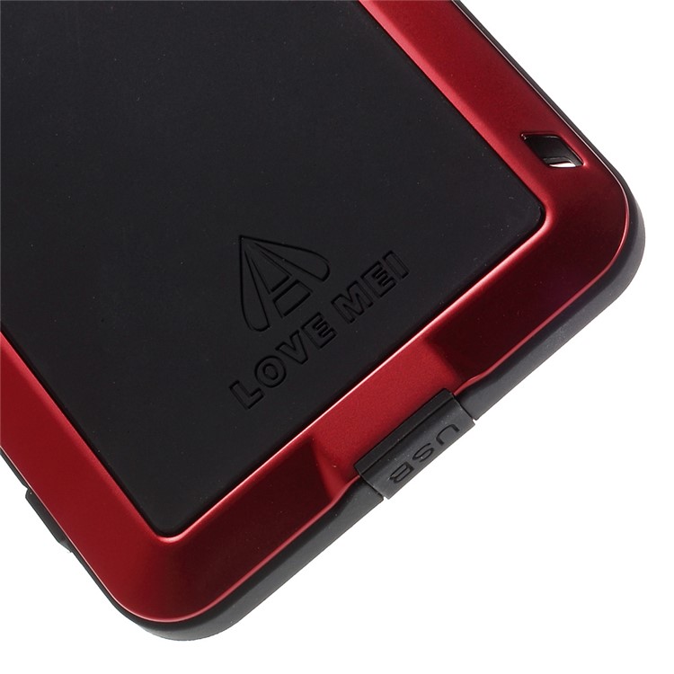 LOVE MEI Shockproof Phone Case for Sony Xperia Z5 Premium / Premium dual - Red-6