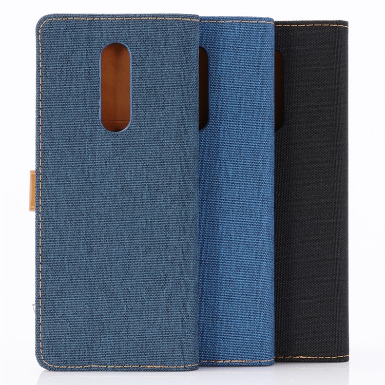 Oxford Cloth Wallet Stand PU Leather Cover for Sony Xperia 1 - Black-6