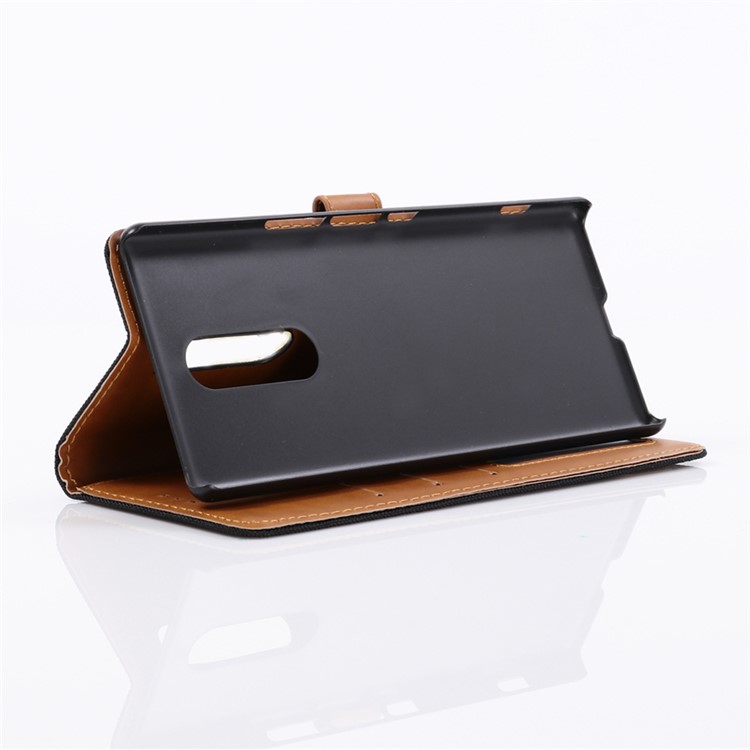 Oxford Cloth Wallet Stand PU Leather Case for Sony Xperia 1 - Baby Blue-6