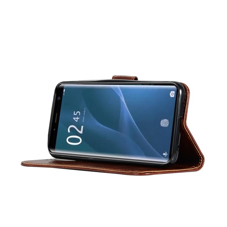 Premium Vintage PU Leather Mobile Phone Casing for Sony Xperia 1 - Coffee-5