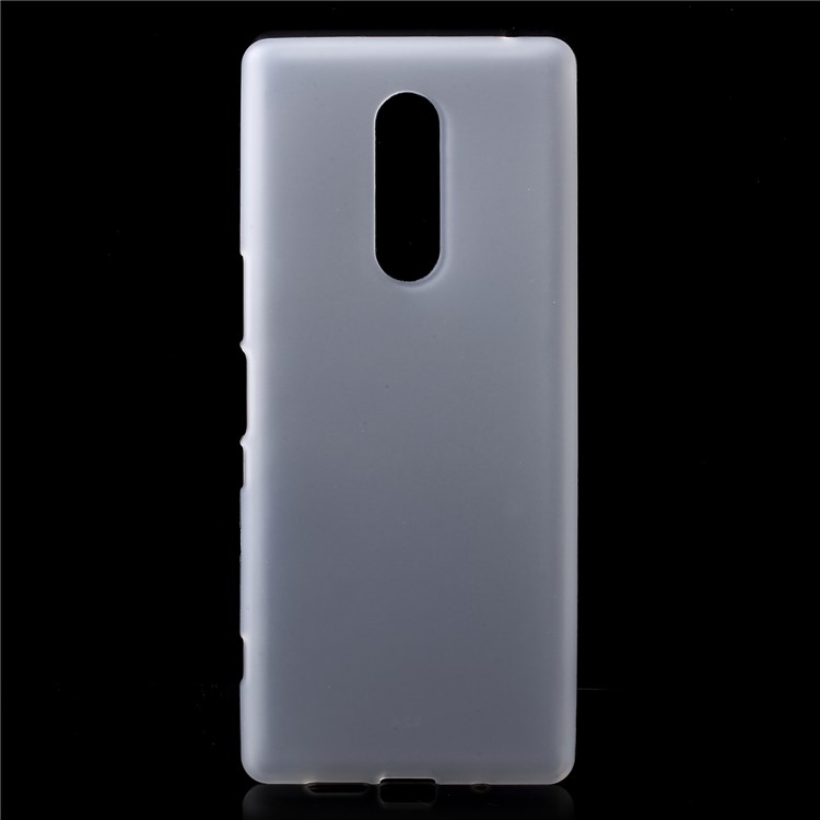 Double-sided Matte TPU Back Case for Sony Xperia 1 - White-1