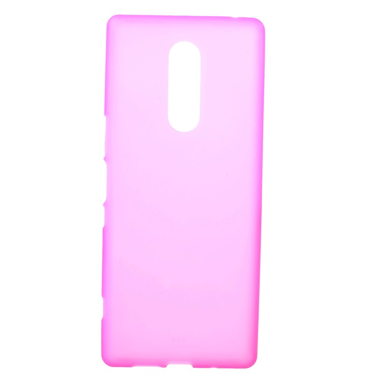Double-sided Matte TPU Cover Case for Sony Xperia 1 - Rose-1