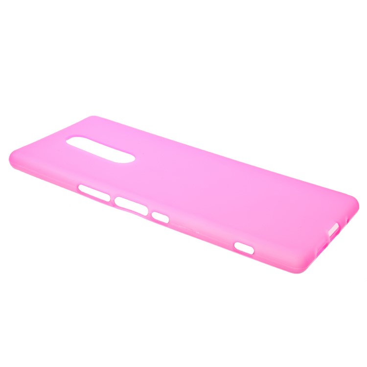 Double-sided Matte TPU Cover Case for Sony Xperia 1 - Rose-2