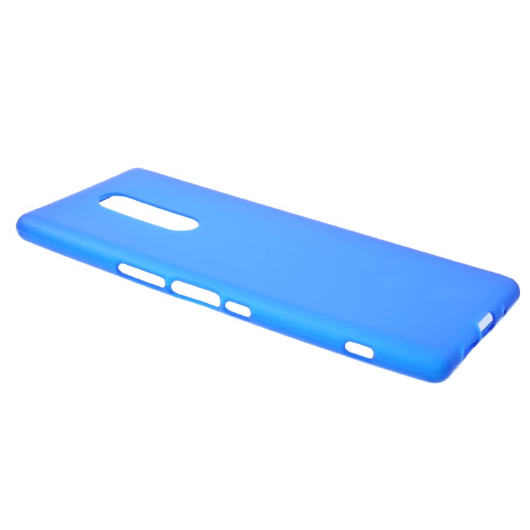 Double-sided Matte TPU Soft Case for Sony Xperia 1 - Blue-2