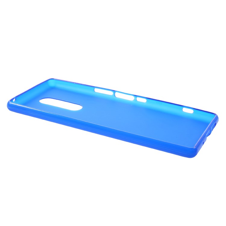 Double-sided Matte TPU Soft Case for Sony Xperia 1 - Blue-3