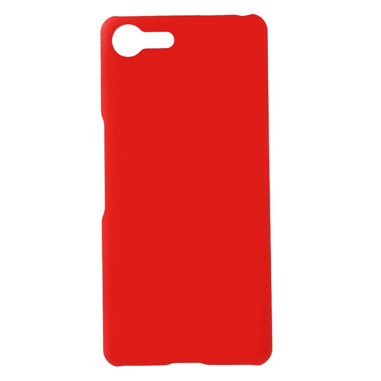 Rubberized Hard Plastic Case for Sony Xperia XZ4 Compact - Red-1