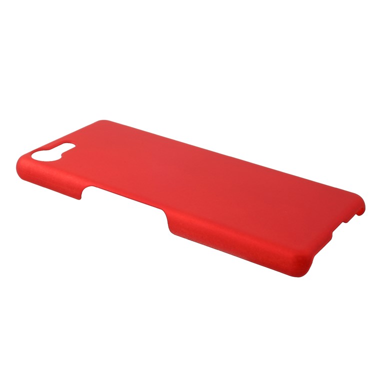 Rubberized Hard Plastic Case for Sony Xperia XZ4 Compact - Red-2