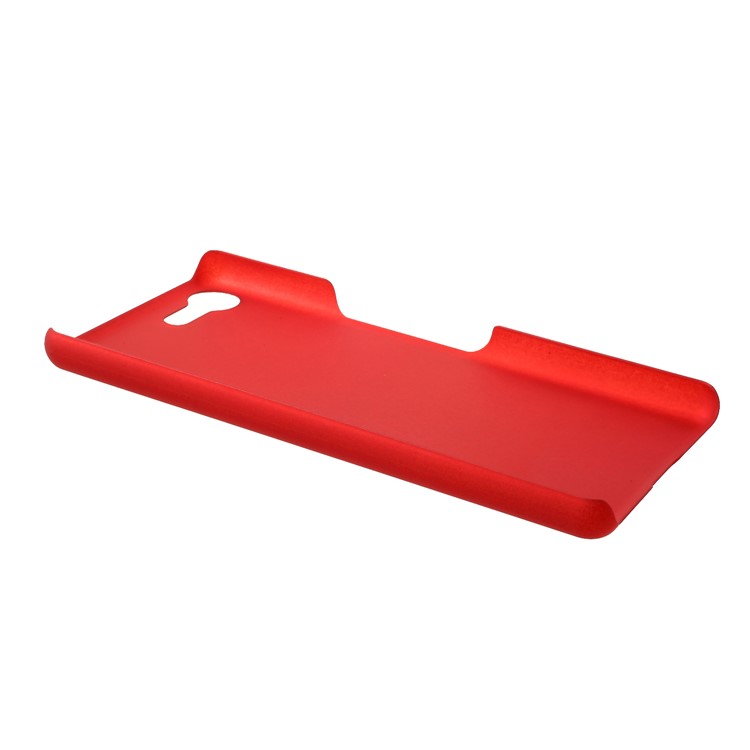 Rubberized Hard Plastic Case for Sony Xperia XZ4 Compact - Red-3