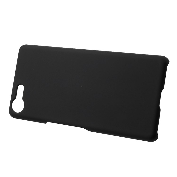 Rubberized Hard PC Case for Sony Xperia XZ4 Compact - Black-2