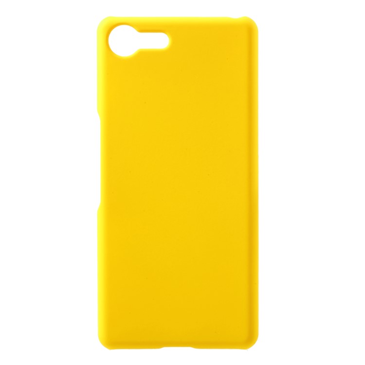 Rubberized Hard Protection Case for Sony Xperia XZ4 Compact - Yellow-1