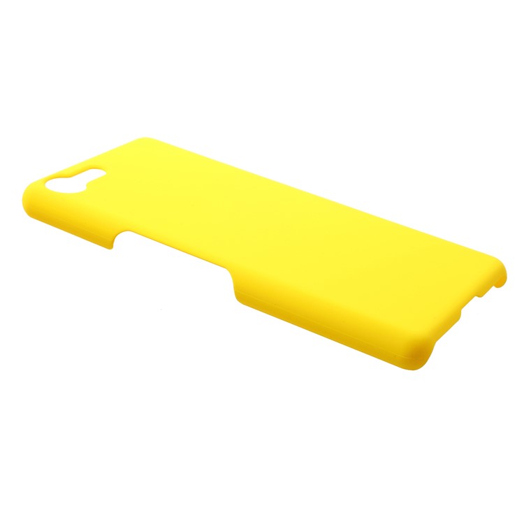 Rubberized Hard Protection Case for Sony Xperia XZ4 Compact - Yellow-2