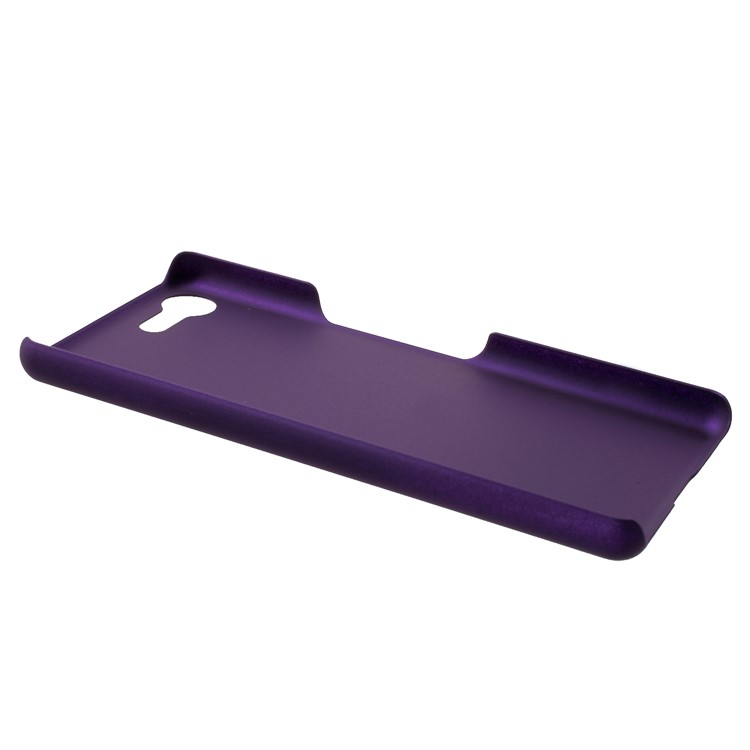 Rubberized Hard Cover Shell Case for Sony Xperia XZ4 Compact - Purple-3