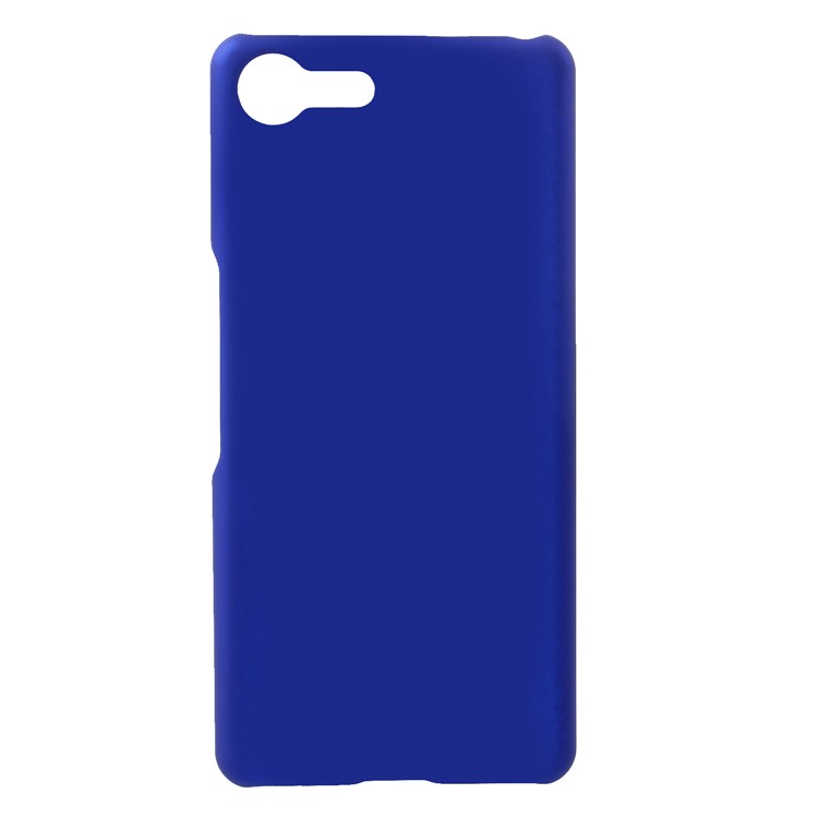 Rubberized Hard Phone Shell Case for Sony Xperia XZ4 Compact - Dark Blue-1