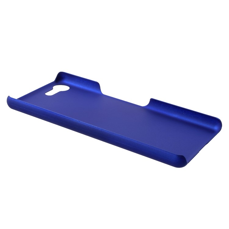 Rubberized Hard Phone Shell Case for Sony Xperia XZ4 Compact - Dark Blue-3