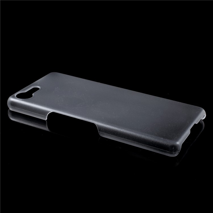 Rubberized Hard Protective Case for Sony Xperia Ace - Transparent-2