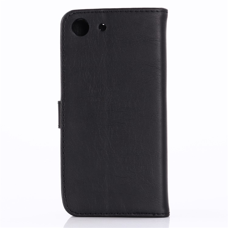 Crazy Horse Wallet Leather Stand Case for Sony Xperia XZ4 Compact - Black-2